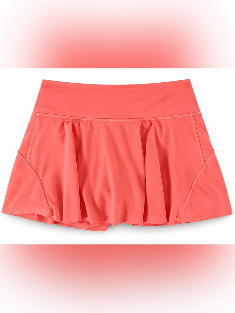 Athleta Ace Tennis Skort 13.5” Coral Pink Pleated Athletic Skirt M